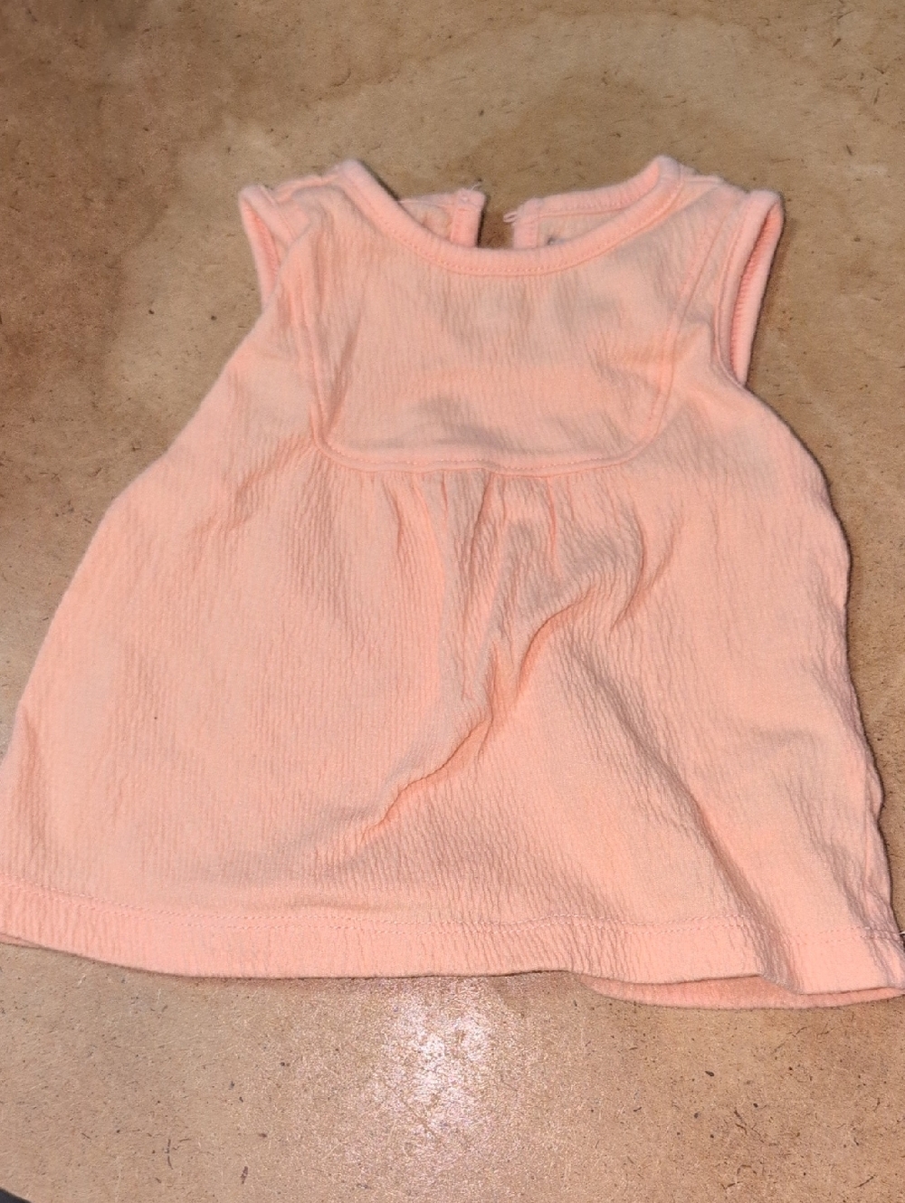 ❤️‍🔥10/$10❤️‍🔥 Baby Girls Carter's Peach Sleeveless Sundress Dress Size 3M